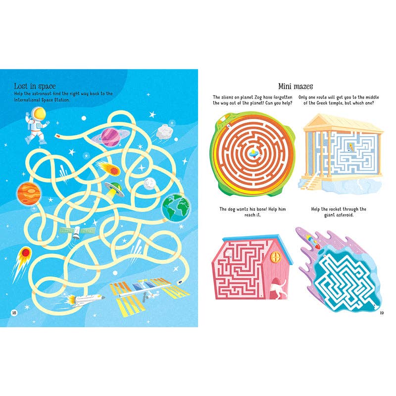 100 Puzzle Challenge Mazes - SALE!