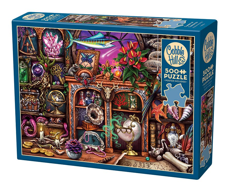 Cabinet of Curiosities 500-Piece Cobble Hill Puzzle