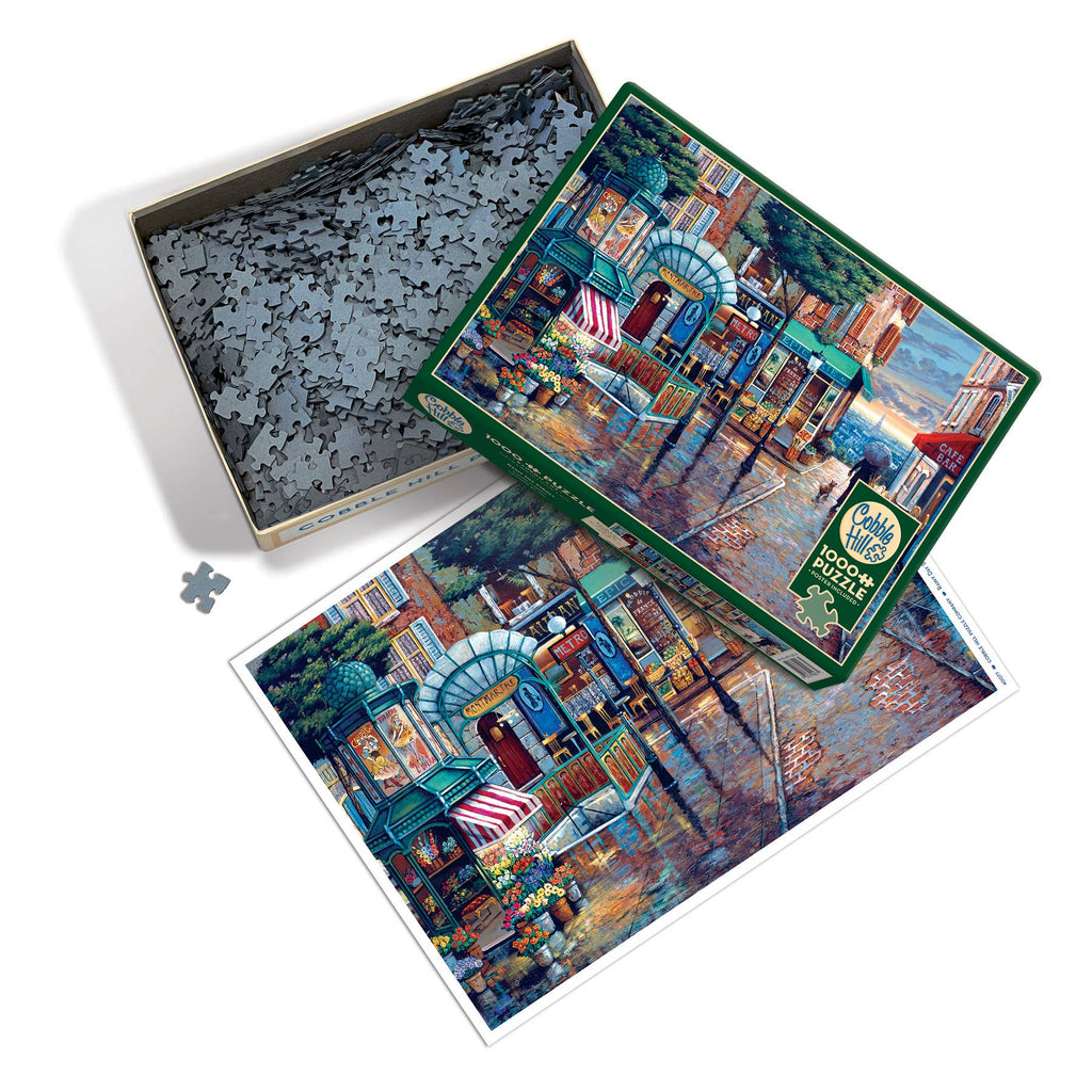 Rainy Day Stroll 1000-Piece Cobble Hill Puzzle