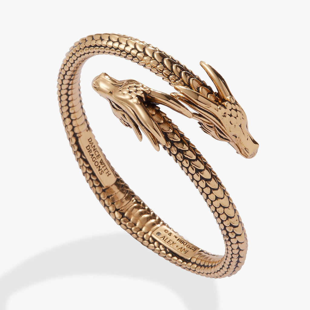 House of the Dragon™ Cuff Bracelet: Antiqued Silver