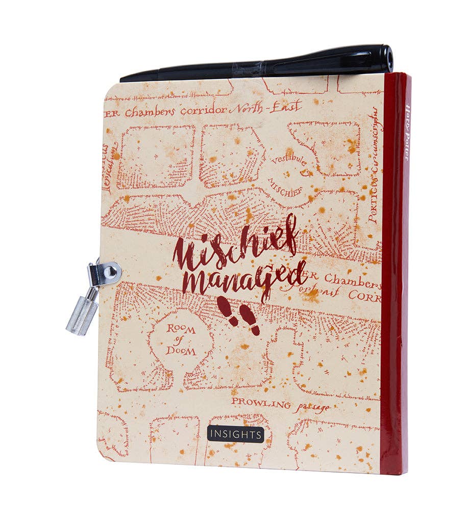 Harry Potter: Marauder's Map Lock & Key Diary