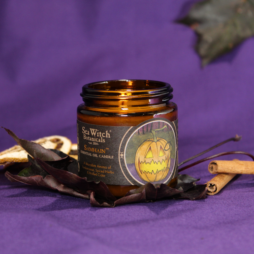 Soy Wax Candle with Cotton Wick - Samhain (3 oz)