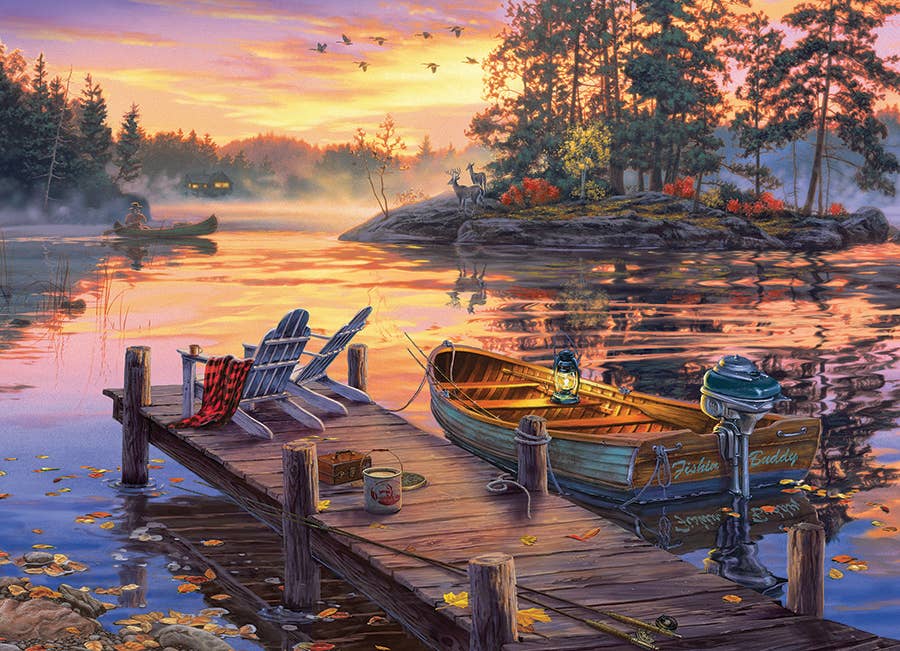 Morning Paradise 500-Piece Cobble Hill Puzzle