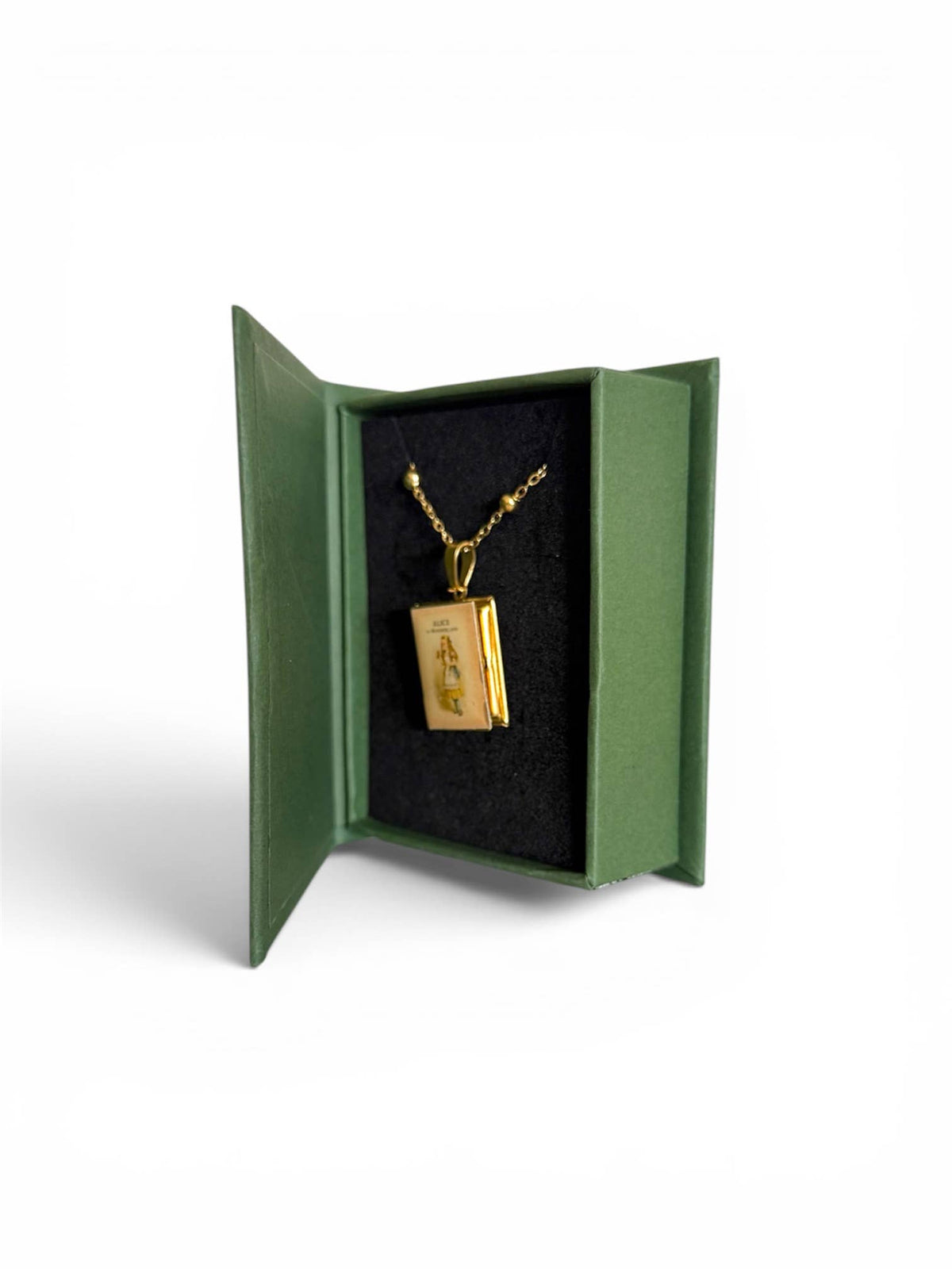 The Shining Book Necklace Horror Reader Gift: Sterling Silver Plated