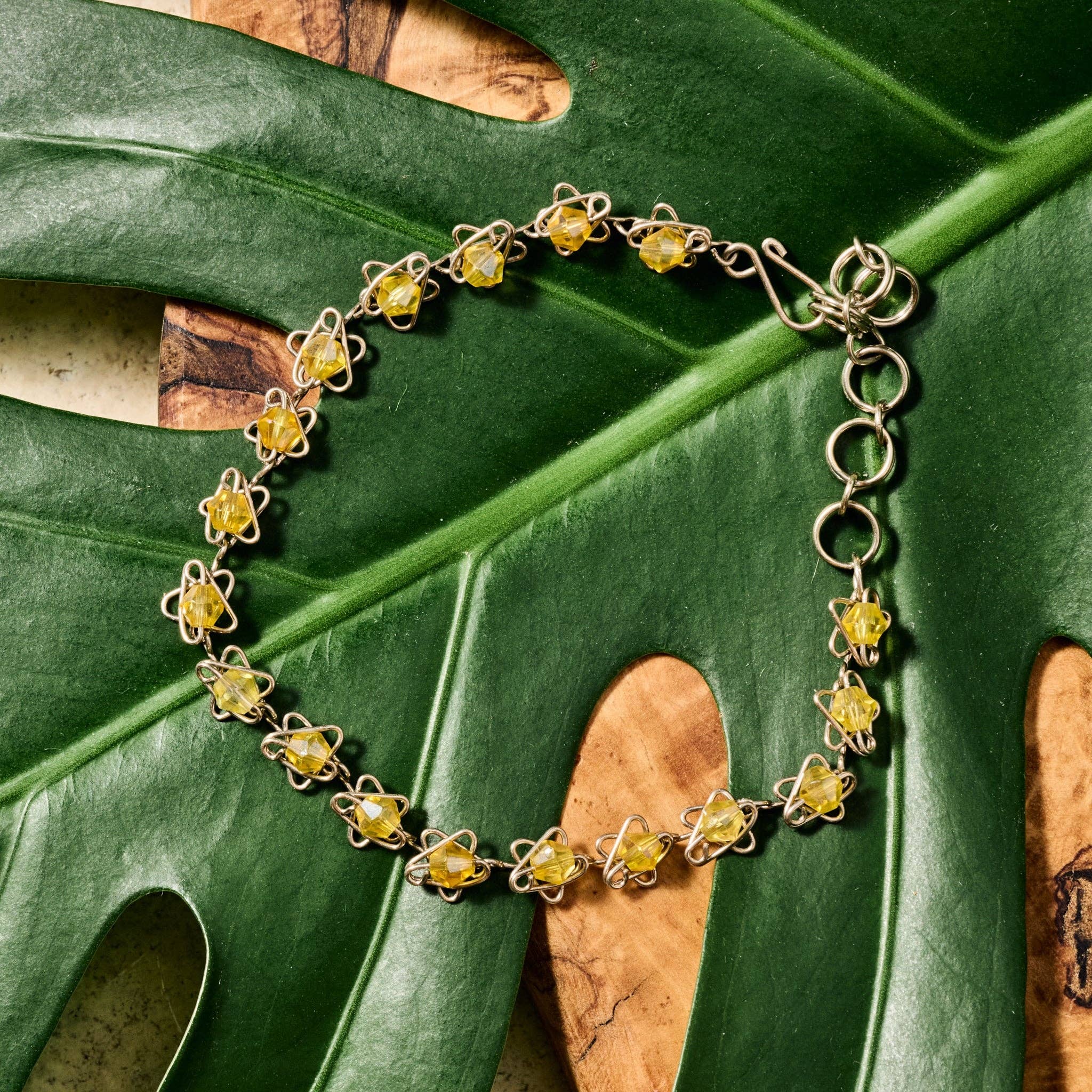 Amarilla Star Bead Bracelet