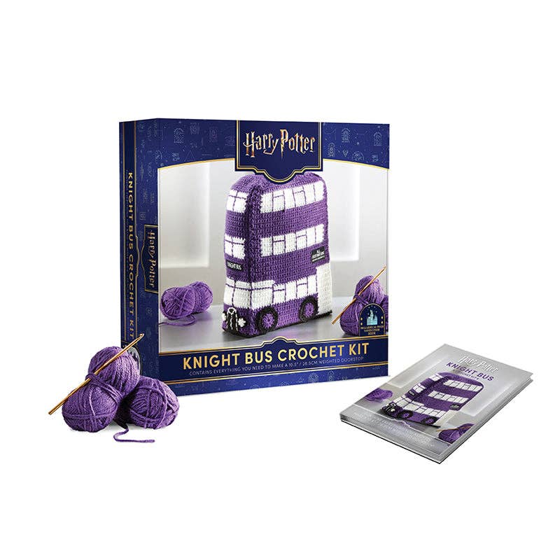 Harry Potter: Knight Bus Doorstop Crochet Kit - NEW March26!
