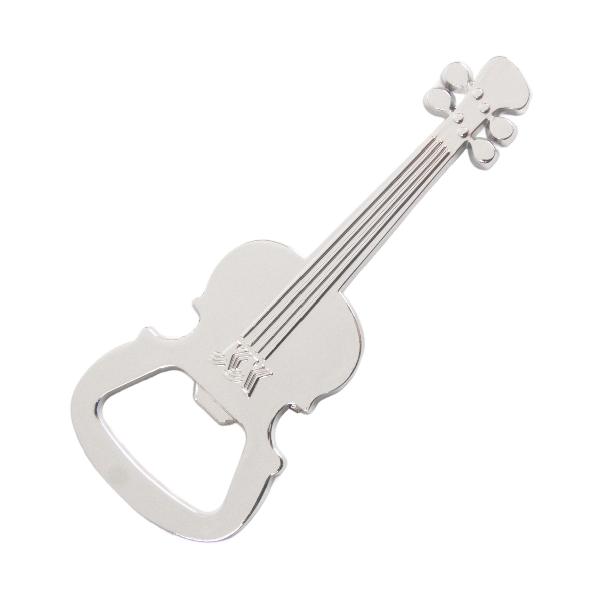 Bottle Opener - Guitar Shaped Metal 3.5" Compact Portable