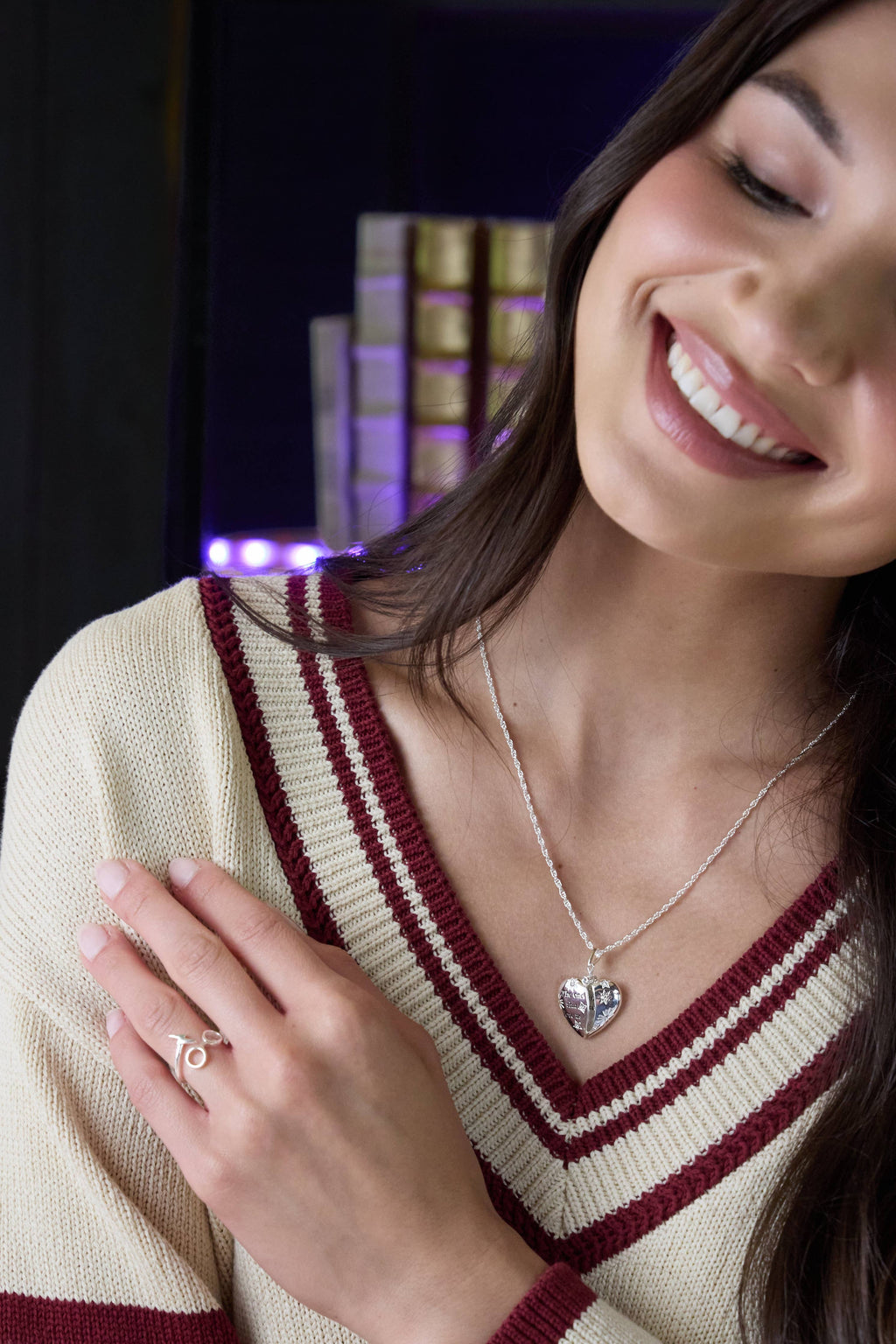 Harry Potter™ Glasses + Scar Ring Wrap: 14kt Gold Over Sterling Silver