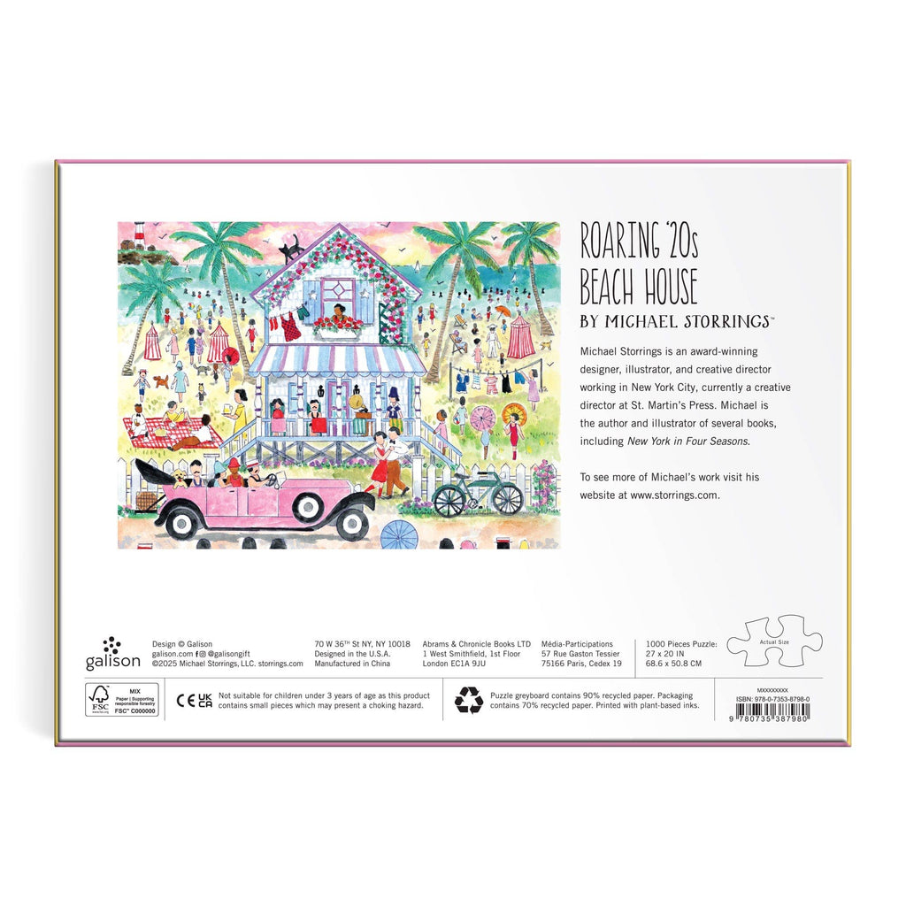Michael Storrings Roaring 20s Beach House 1000 Piece Puzzle