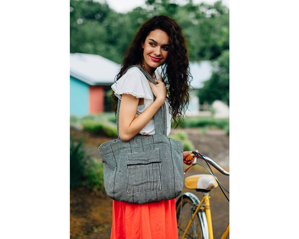 Cotton Weave Tote to Go