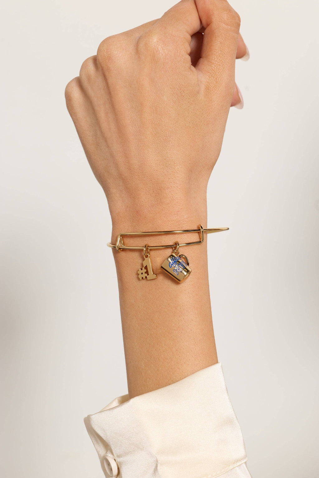#1 'Office MVP' Mug Bangle: Silver