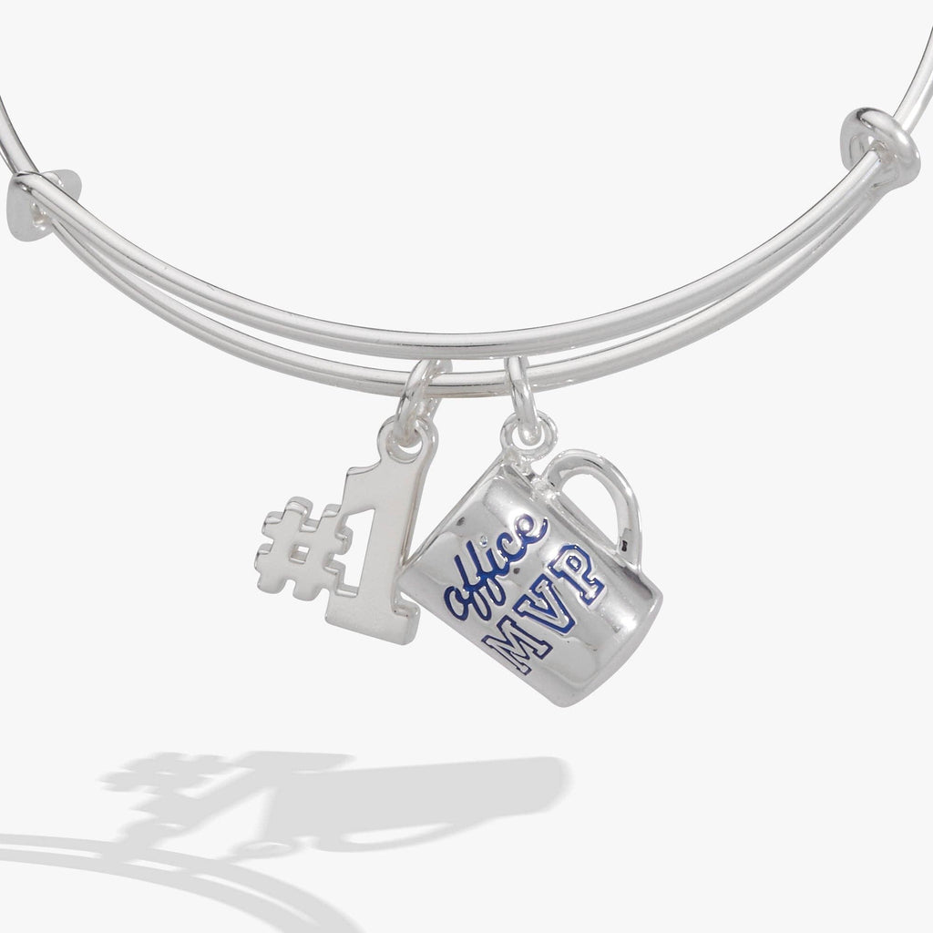 #1 'Office MVP' Mug Bangle: Silver