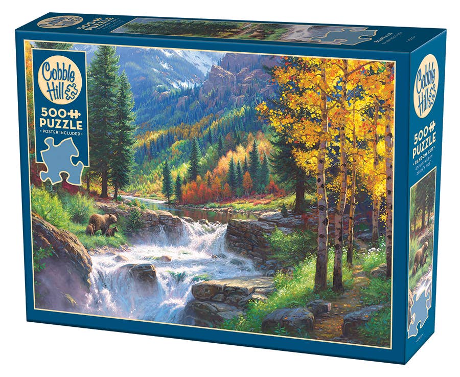 Bear Falls 500-Piece Cobble Hill Puzzle