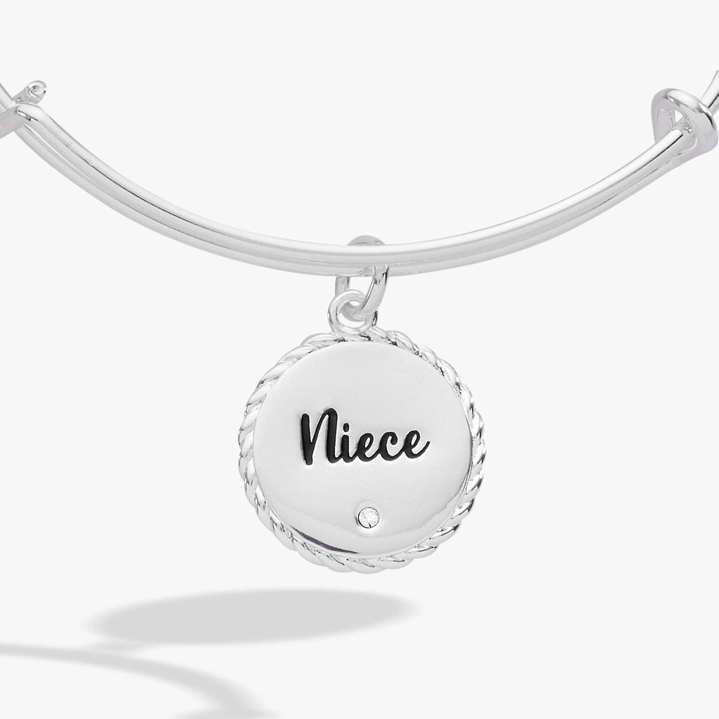 Niece 'Unbreakable Bond Of Love And Friendship' Charm Bangle: Gold