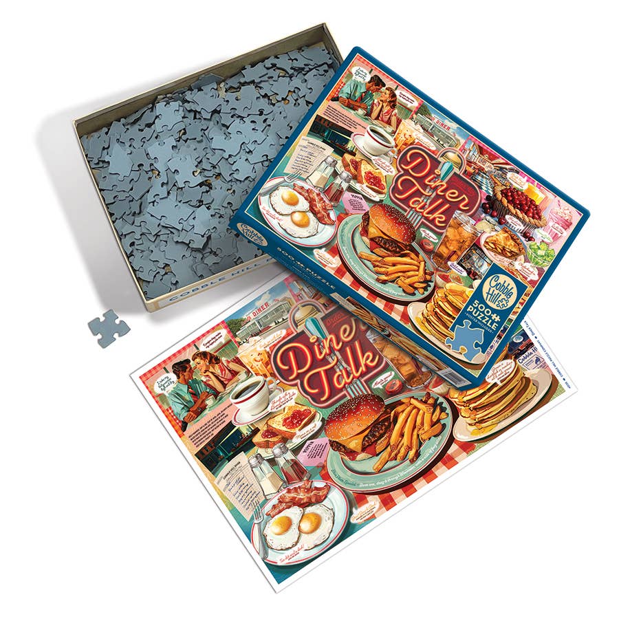 Diner Talk 500-Piece Cobble Hill Puzzle