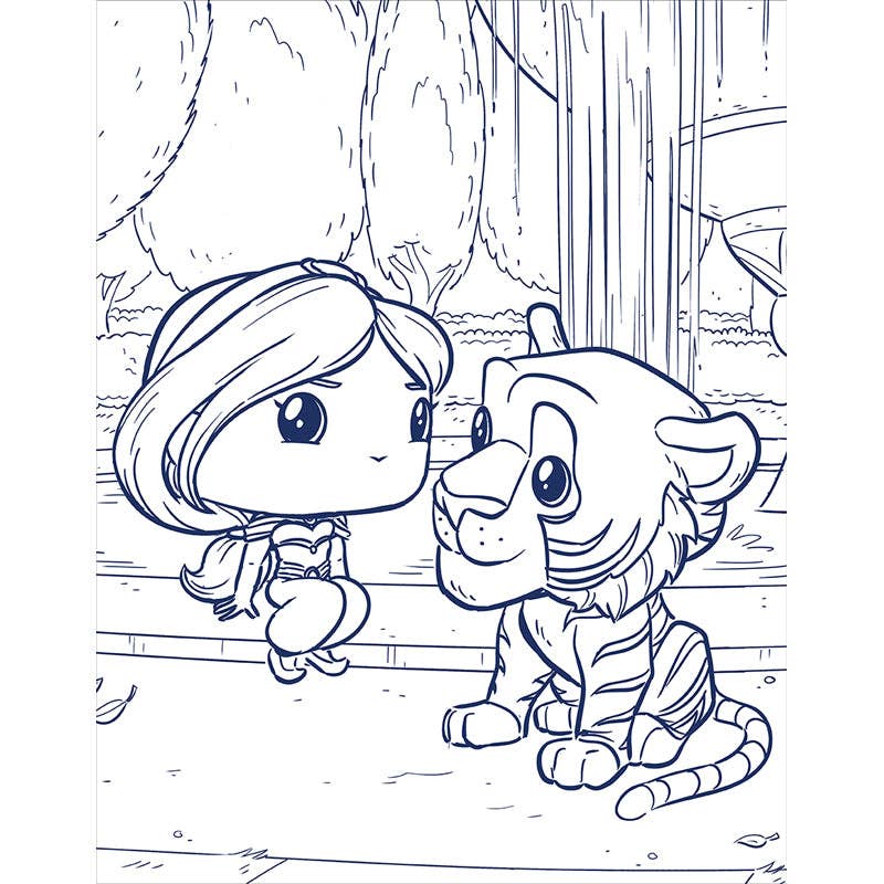 Disney Princess: The Official Funko POP! Coloring Book - NEW