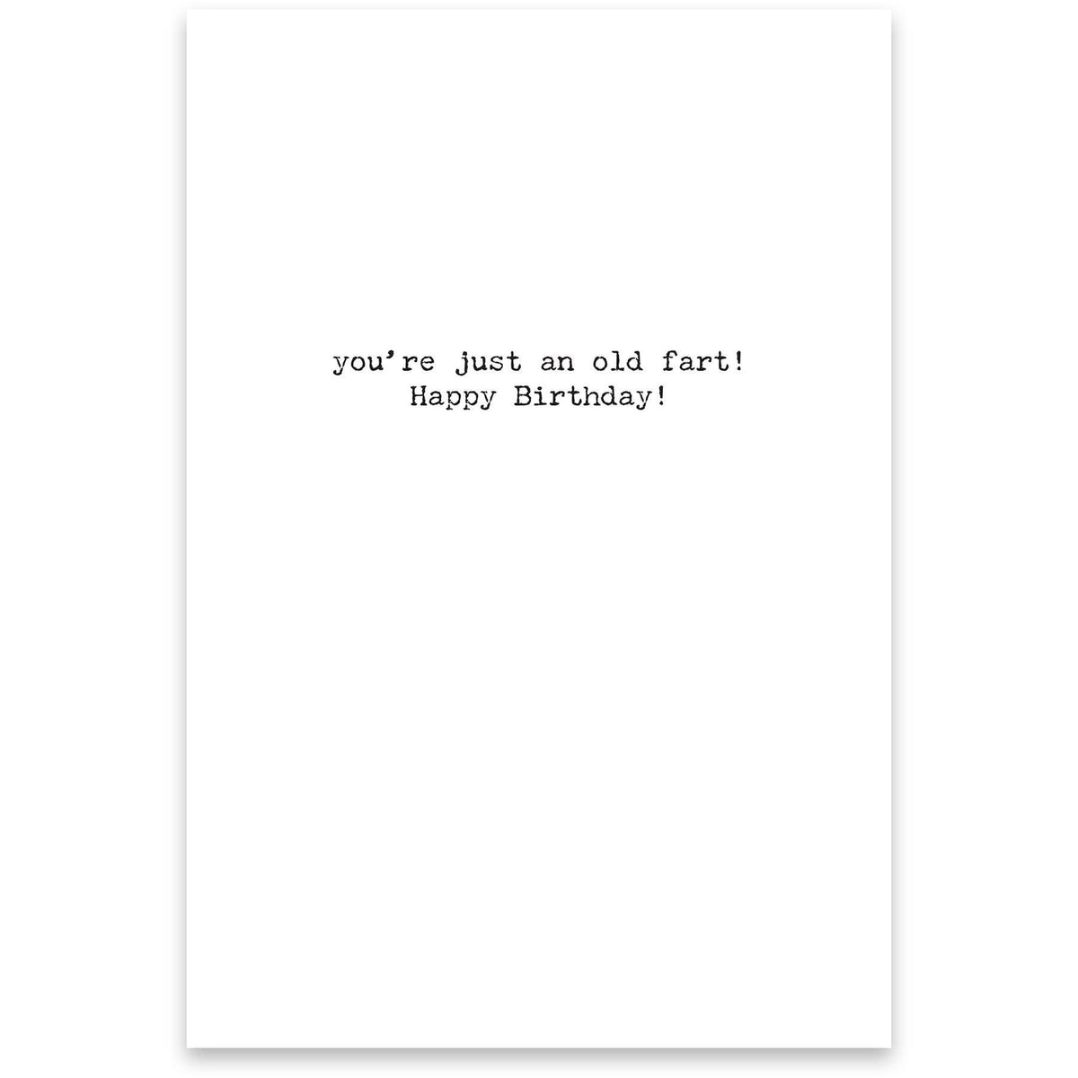 Old Fart Greeting Card