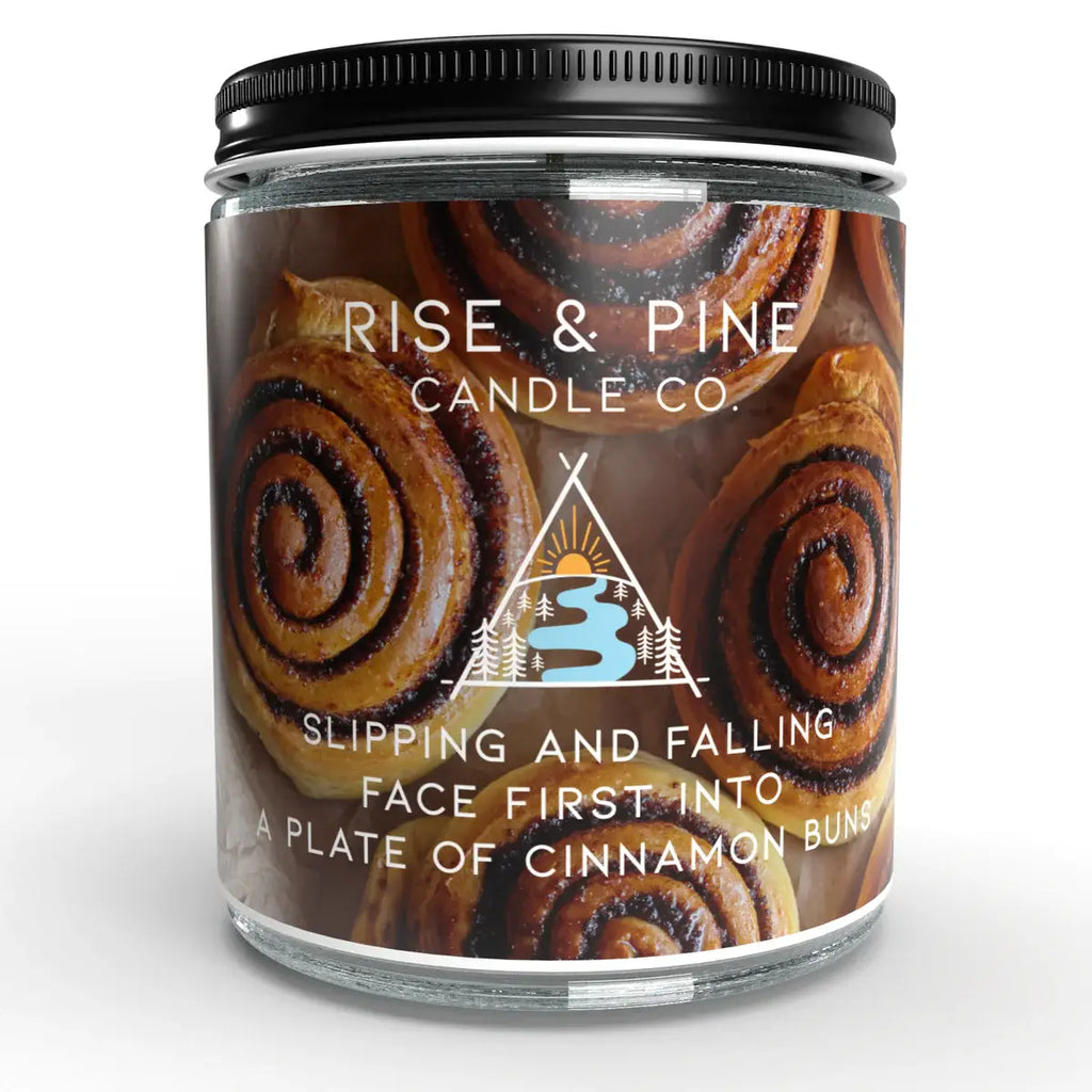 Cinnamon Bun Scented Soy Wax Candle