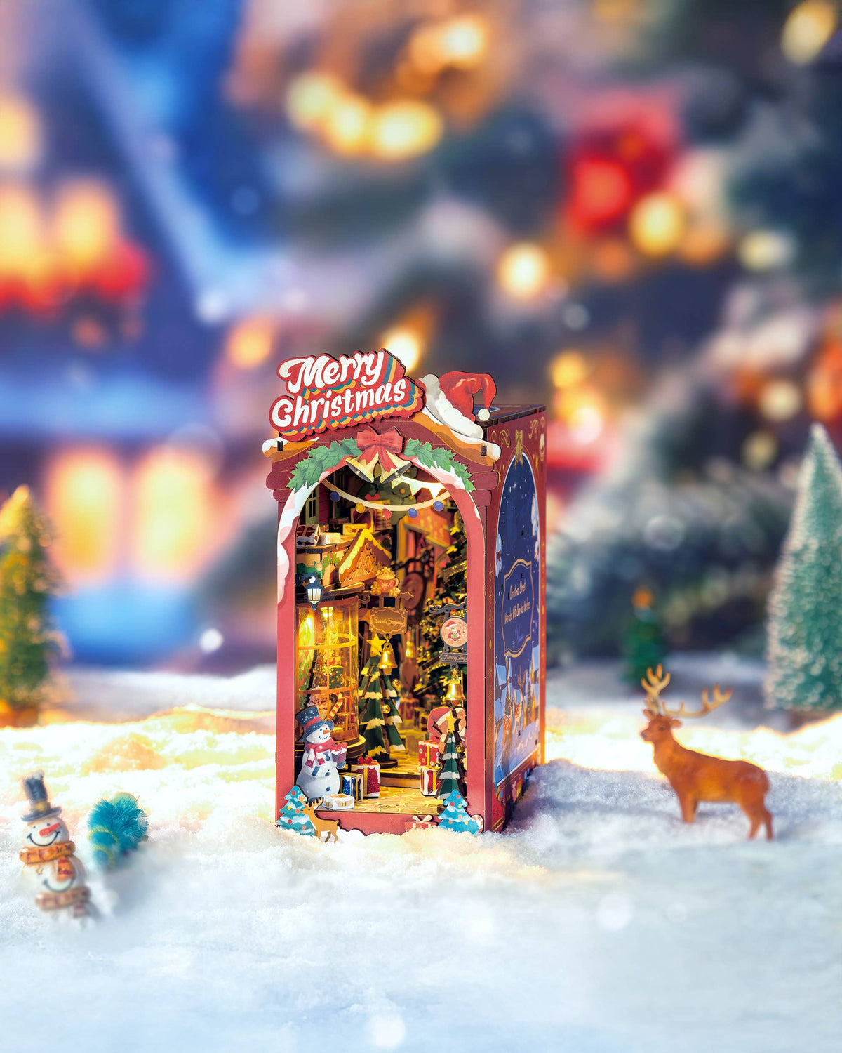 DIY Book Nook Kit: Christmas Street