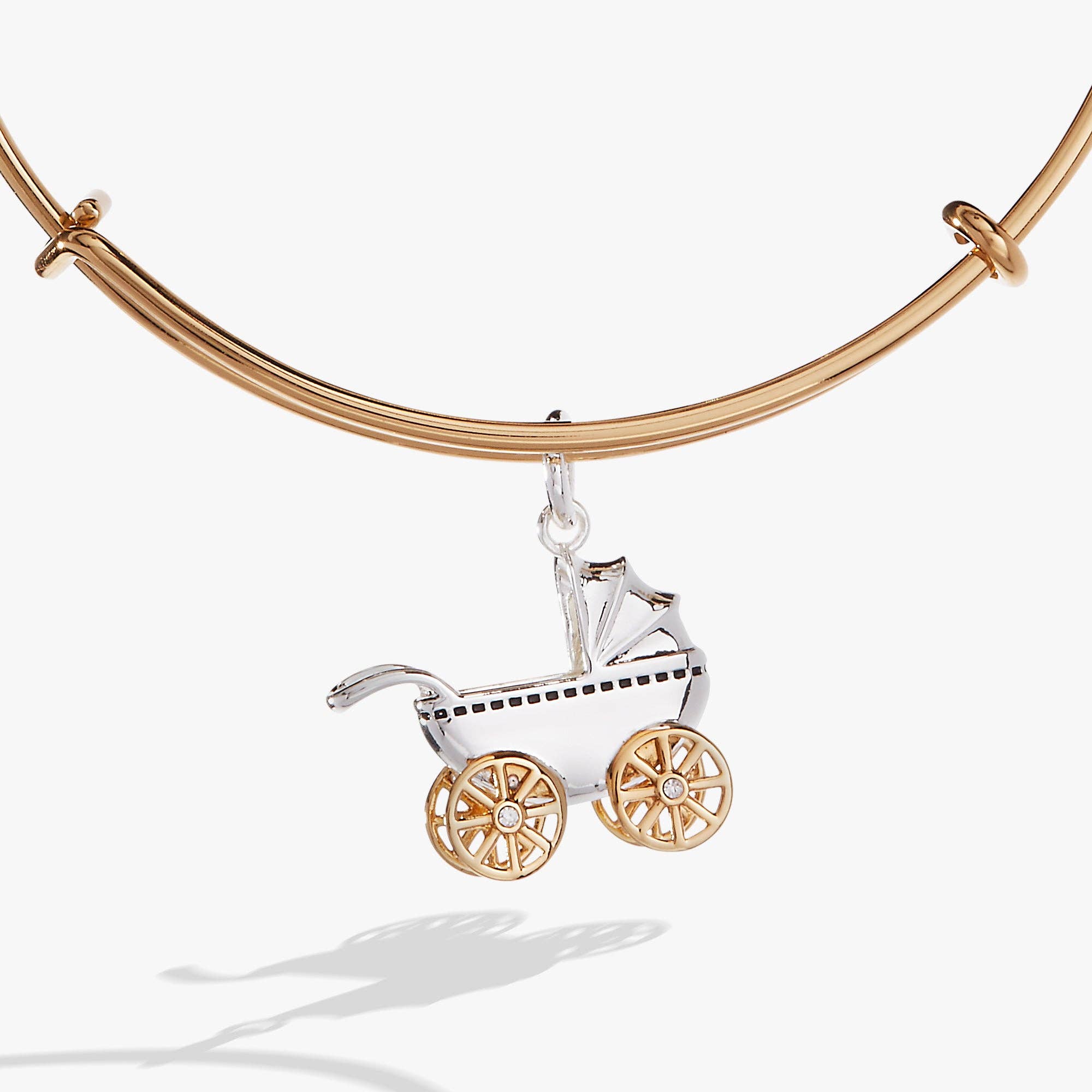 Baby Carriage Bangle: Two Tone