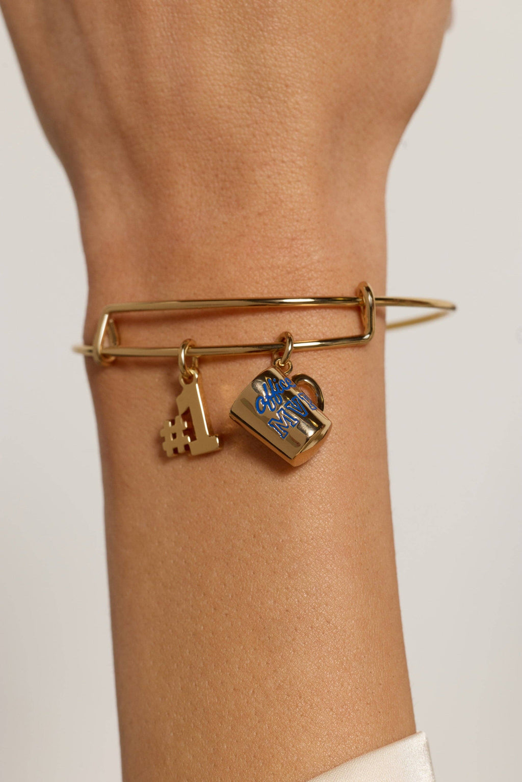 #1 'Office MVP' Mug Bangle: Silver