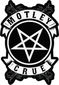 Sticker - Motley Crue - Pentagram Logo - 5.25"