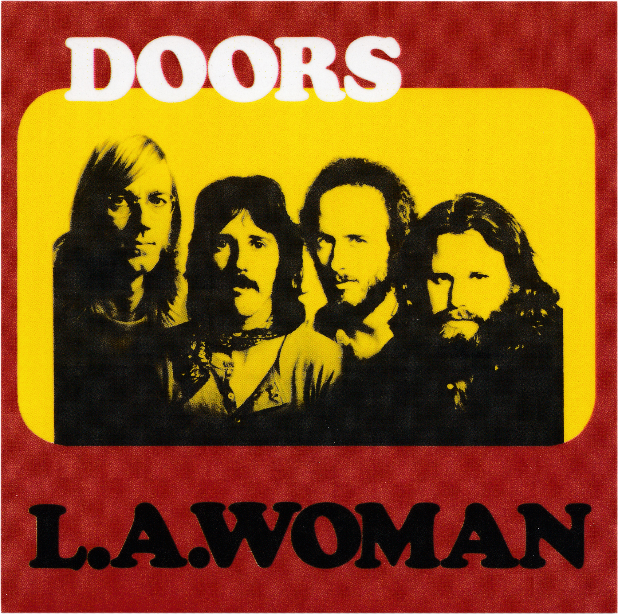 Sticker - The Doors - LA Woman - 1960s Rock Music Band
