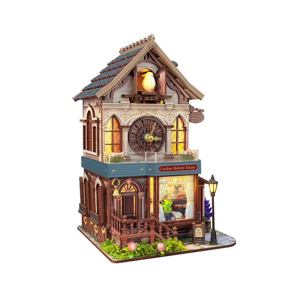 DIY Miniature House Kit: Cuckoo Melody Estate