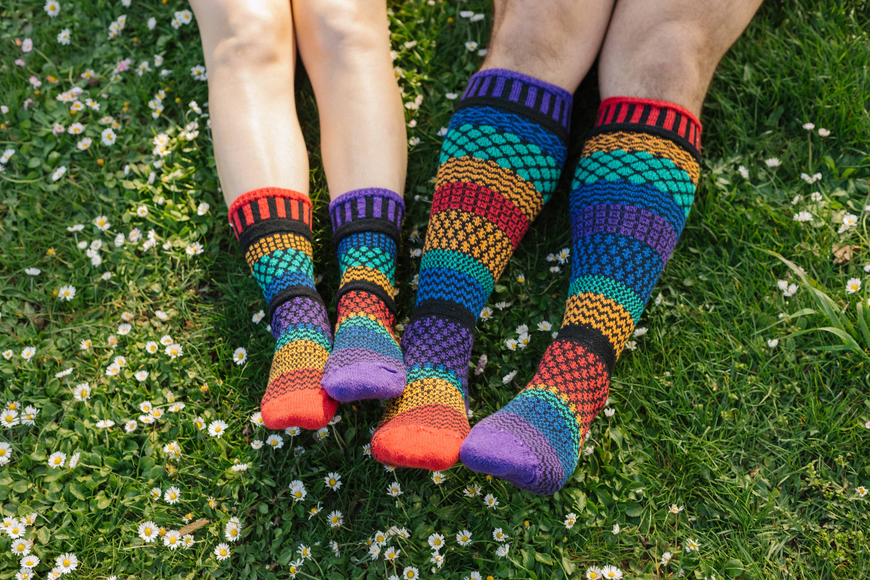 Gemstone Crew Socks | Eco-Friendly & Made in the USA: Large (Women 10 - 12 / Men 9 - 11)