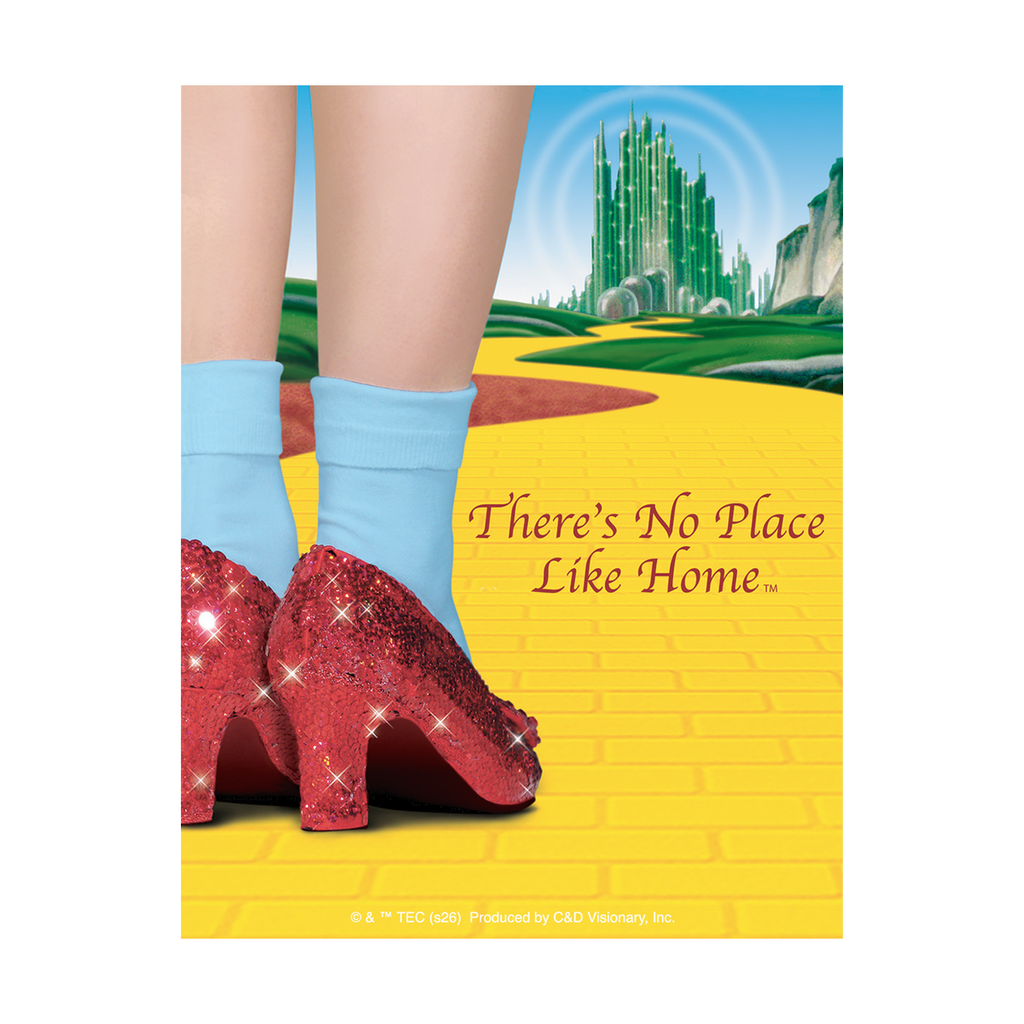 Sticker - Wizard Of Oz There's No Place Like Home Slippers