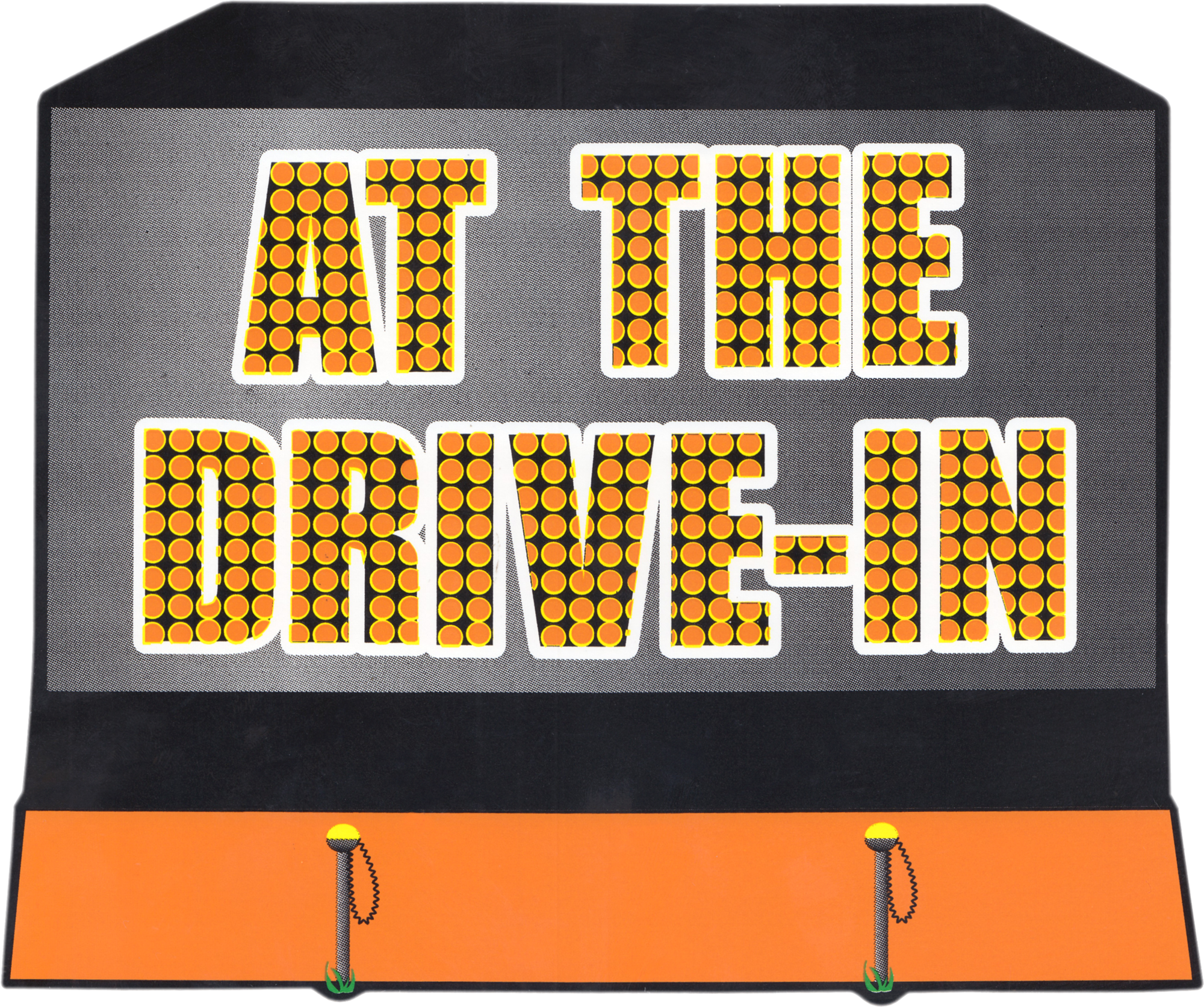 7.25" Sticker - At The Drive-In - VINTAGE 1990s Music Band