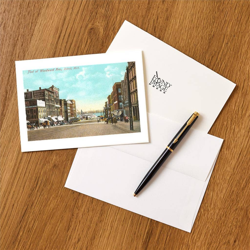 Greeting Card MI-291 Woodward Avenue, Detroit