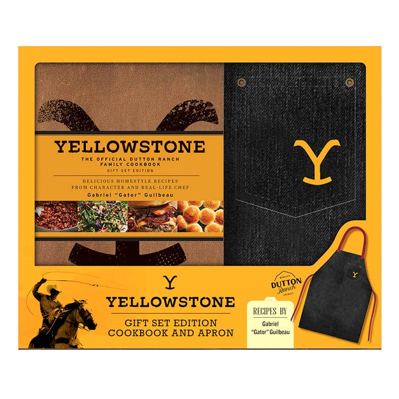 Yellowstone: Dutton Ranch Cookbook Gift Set w/ Apron (SALE)