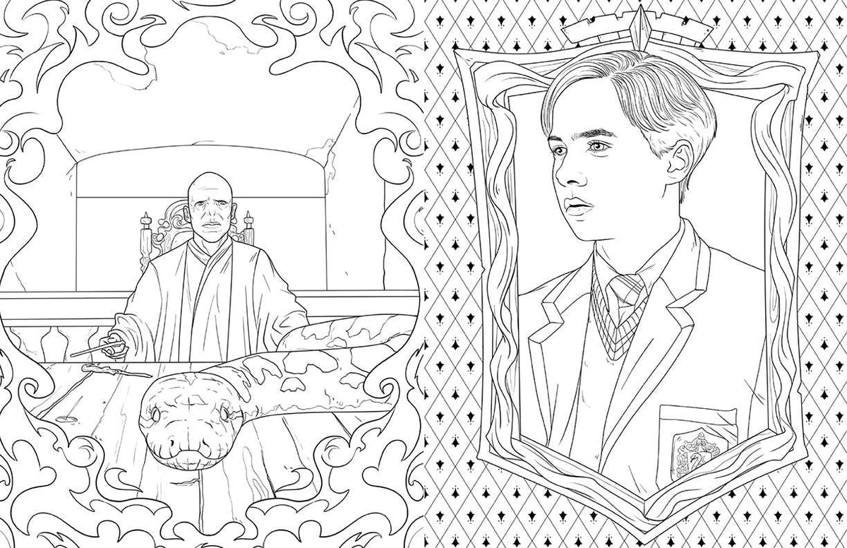 Harry Potter: Slytherin House Pride: The Official Coloring Book