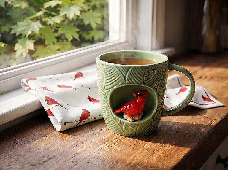 Nature Inspired Mug with Alcove-4"H(11oz): Squirrel