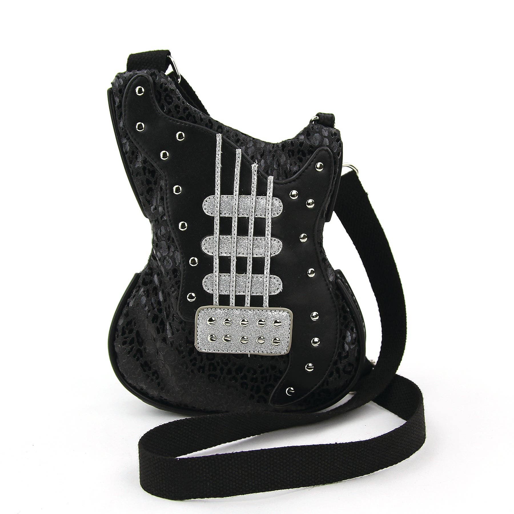Guitar Crossbody Bag in Vinyl