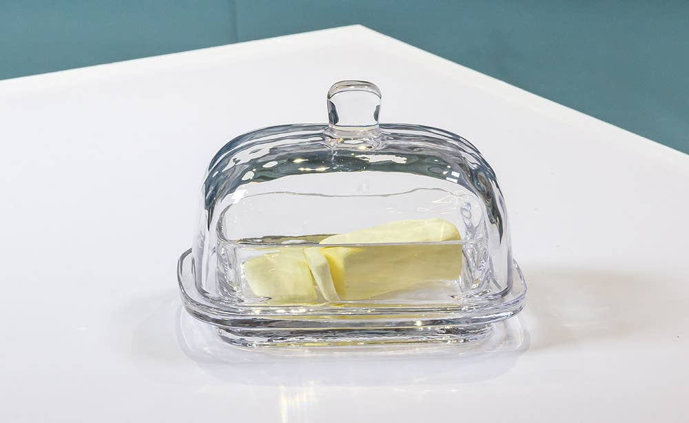 Lg Rect Covered Butter Dish-7"L-825