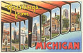 Sticker MI-389 Greetings from Ann Arbor