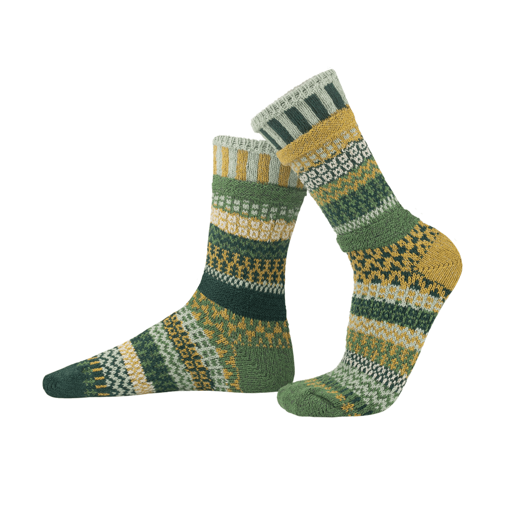 Fiddlehead Crew Socks: Medium (Women 8 - 10 / Men 7 - 9)