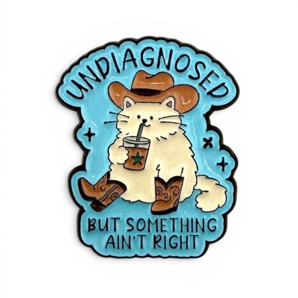 Undiagnosed - Bookish Merch Gift Enamel Pin