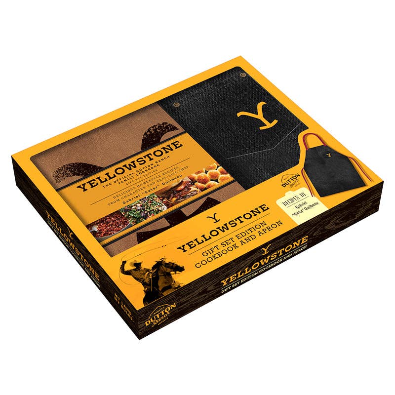 Yellowstone: Dutton Ranch Cookbook Gift Set w/ Apron (SALE)