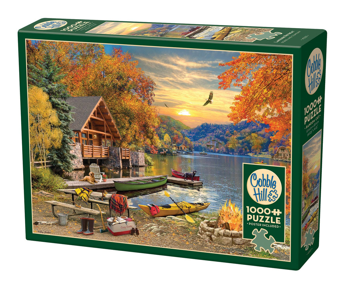 Lakeside Retreat 1000-Piece Cobble Hill Puzzle