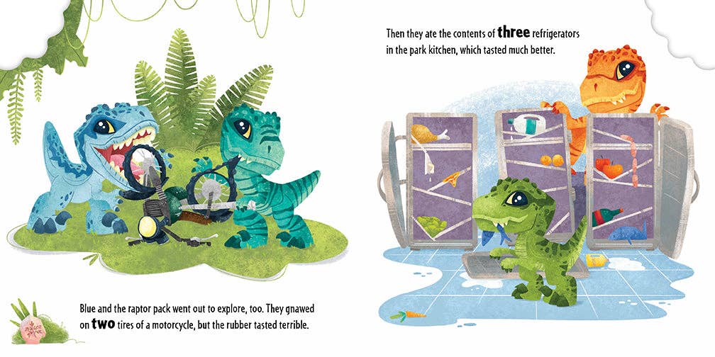Jurassic World: Very Hungry Dinosaur Board Book - SALE!