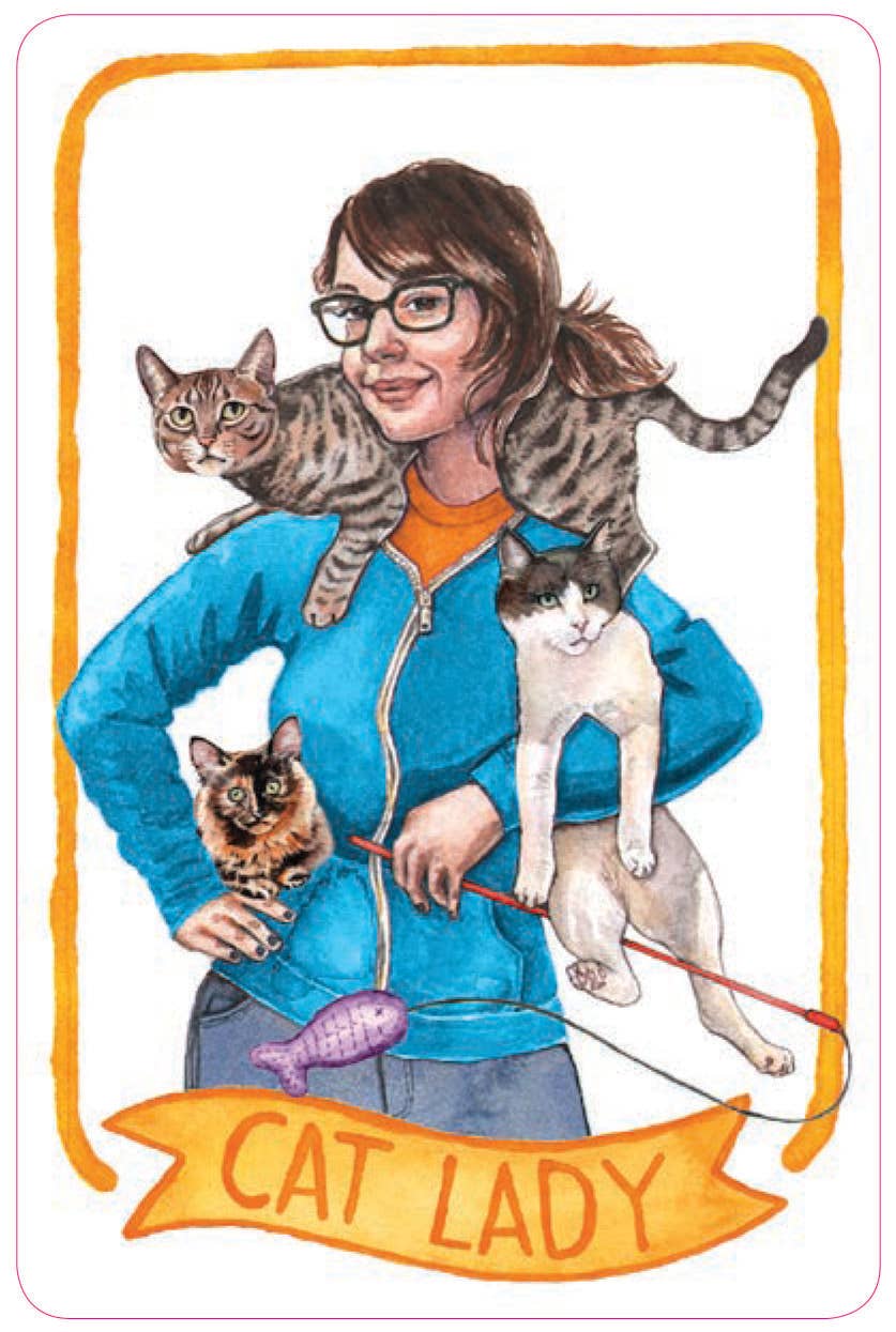 Cat Lady Old Maid