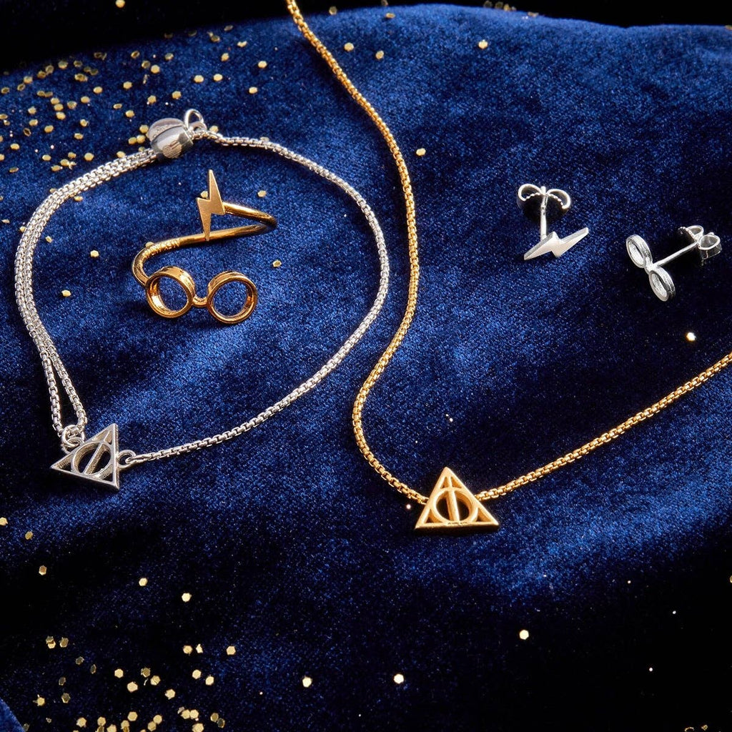 Harry Potter™ Glasses + Scar Ring Wrap: 14kt Gold Over Sterling Silver