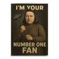 Happy Birthday From Your Number One Fan Greeting Card: Card and Envelope Only