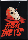Magnet - Friday 13th Jason Mask Slasher 1980s Horror Movie