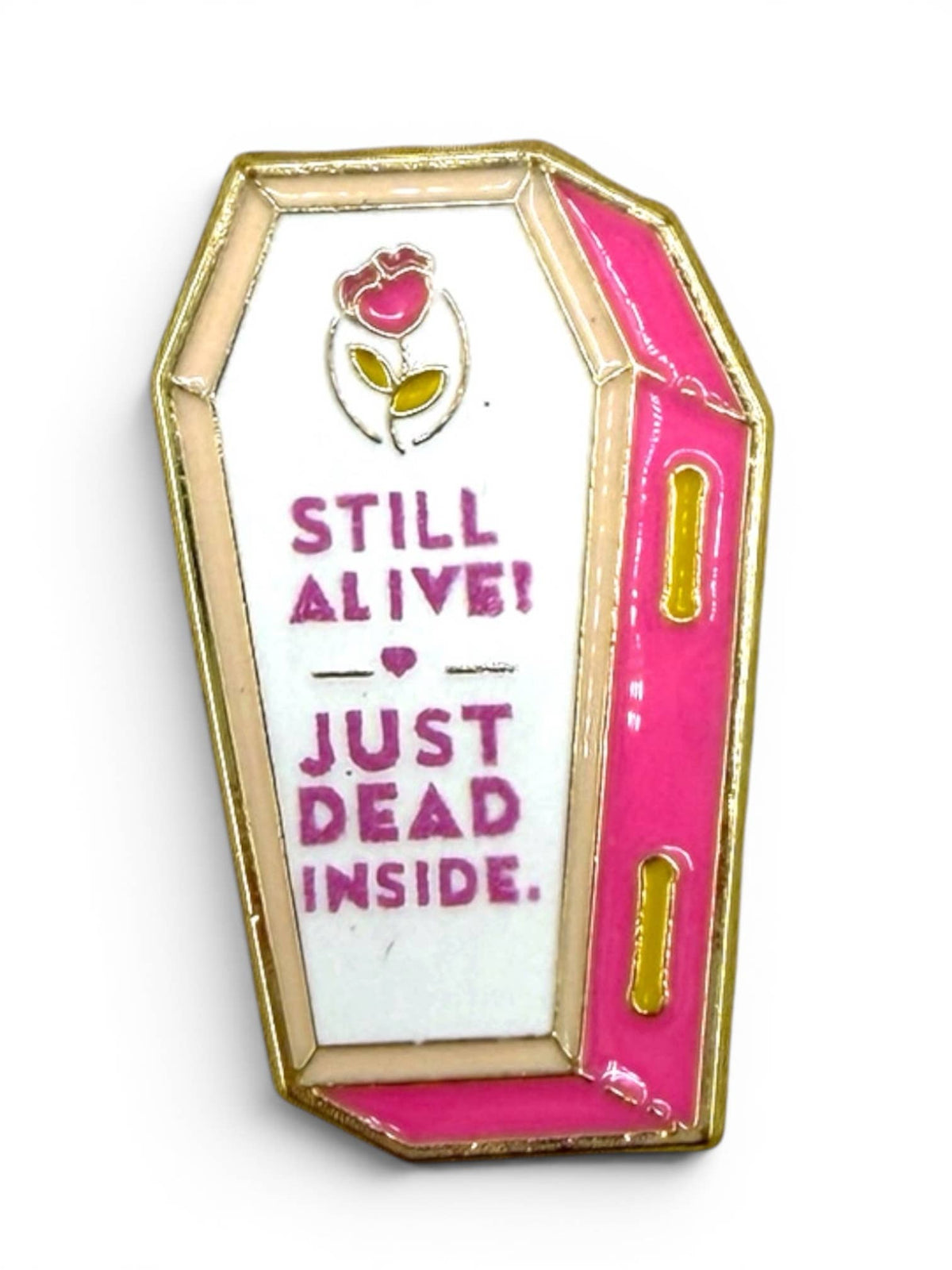 Dead Inside - Bookish Merch Gift Enamel Pin