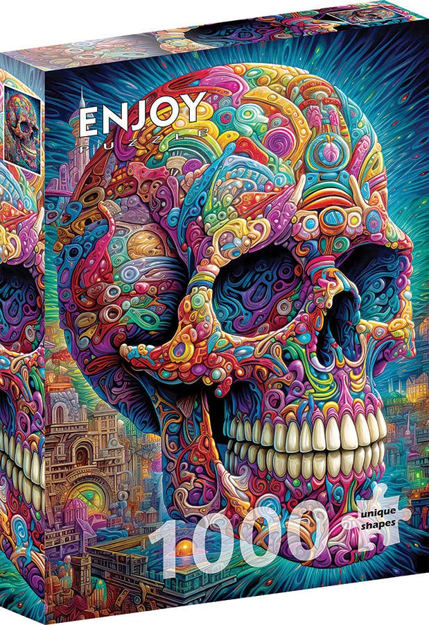 Quirky Skull 1000-Piece Enjoy Puzzle