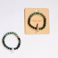 Ground + Protect Crystal Bead Gemstone Bracelet 8mm